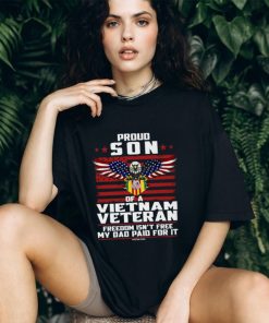 Proud Son Of A Vietnam Veteran V Neck T Shirt