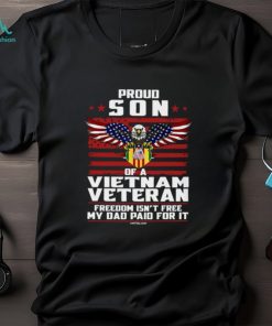 Proud Son Of A Vietnam Veteran V Neck T Shirt