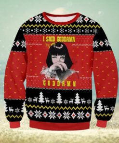 Pulp Fiction Ugly Sweater Christmas Gift For Men And Women