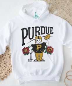 Purdue Boilermakers Homefield 1967 Rose Bowl Ringer Mascot T shirt