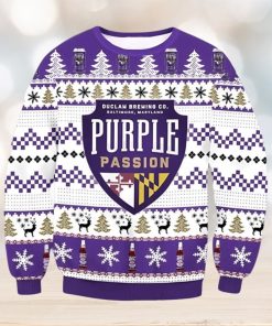 Purple Passion Beer Ugly Christmas Sweater, Gift for Christmas Holiday