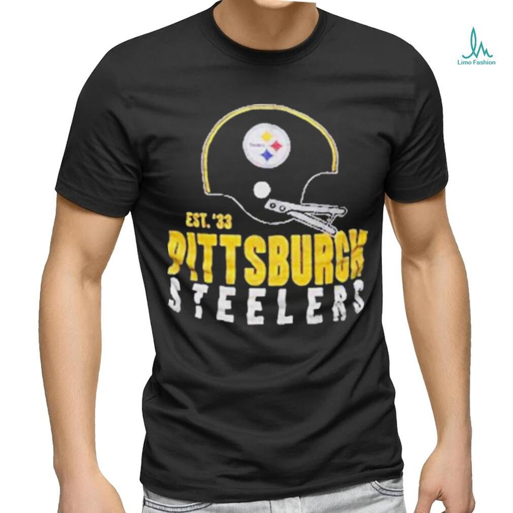 Qb Coach Mike Sullivan Wearing Est 33 Pittsburgh Steelers T shirt Qb Coach Mike Sullivan Wearing Est 33 Pittsburgh Steelers T shirt