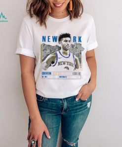 Quentin Grimes number 6 New York Knicks basketball player paper poster shirt