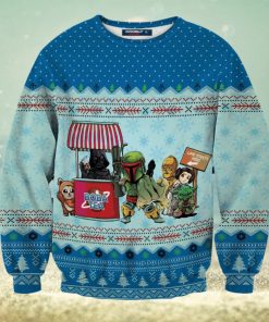 Queue For Bobatea Ugly Christmas Sweater Perfect Holiday Gift