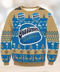 Quilmes Beer Argentina Ugly Christmas Sweater, Gift for Christmas Holiday