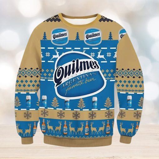 Quilmes Beer Argentina Ugly Christmas Sweater, Gift for Christmas Holiday