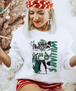 Quincy Williams number 56 New York Jets football player pose poster shirt, hoodie, sweater, long sleeve and tank top Quincy Williams number 56 New York Jets football player pose poster shirt