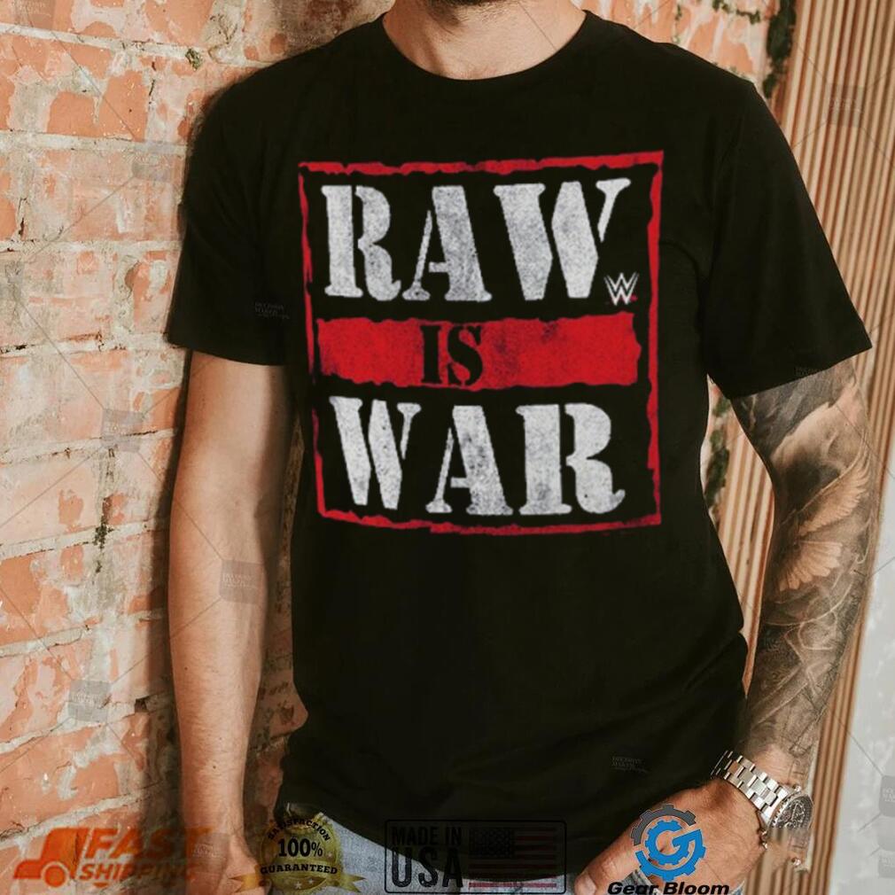 RAW IS WAR Ripple Junction Retro Logo Graphic T Shirt RAW IS WAR Ripple Junction Retro Logo Graphic T Shirt
