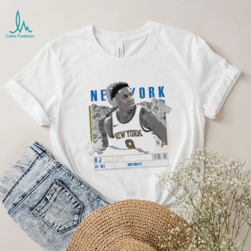 RJ Barrett number 9 New York Knicks basketball player paper poster shirt