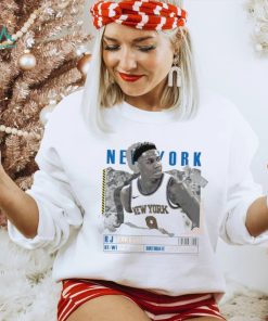 RJ Barrett number 9 New York Knicks basketball player paper poster shirt