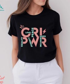 RL PWR Girl Power Women's Day Empowerment Pro Roe Feminist T Shirt