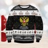 Aprilia Logo Wearing Santa Hat Christmas Gift Ugly Christmas Sweater For Car Lover 3D Sweater