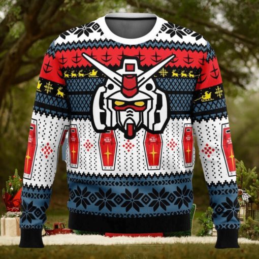 RX 78 Gundam Ugly Christmas Sweater