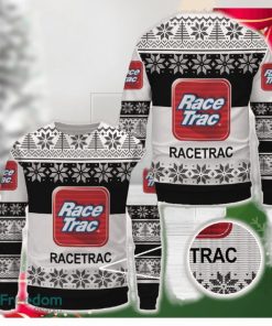 RaceTrac Logo Brands Ugly Christmas Sweater Gift For Men And Women