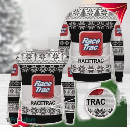 RaceTrac Logo Brands Ugly Christmas Sweater Gift For Men And Women