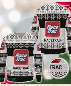 RaceTrac Logo Brands Ugly Christmas Sweater Gift For Men And Women