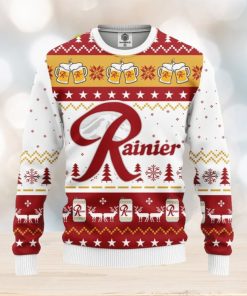 Rainier Beer Ugly Christmas Sweater