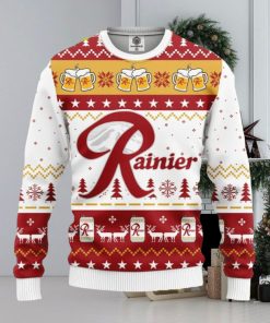 Rainier Beer Ugly Christmas Sweater