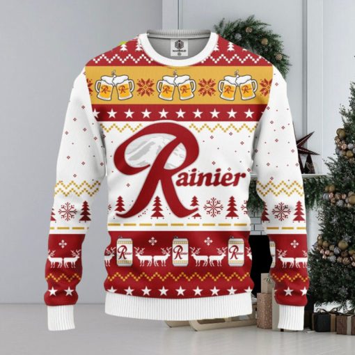 Rainier Beer Ugly Christmas Sweater