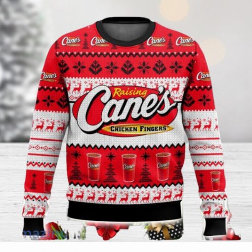 Raising Cane’s 3D Sweater Christmas Gift Ugly Christmas Sweater Xmas Gift Ideas