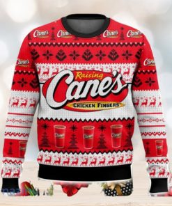 Raising Cane’s 3D Sweater Christmas Gift Ugly Christmas Sweater Xmas Gift Ideas