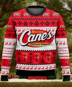 Raising Cane’s Ugly Christmas Sweater 2023 Christmas Gift 3D Sweater