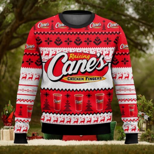 Raising Cane’s Ugly Christmas Sweater 2023 Christmas Gift 3D Sweater