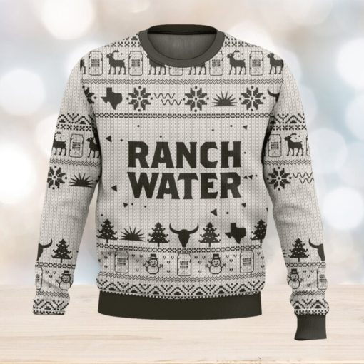 Ranch Water Seltzer Ugly Christmas Sweater 2023 Christmas Gift 3D Sweater