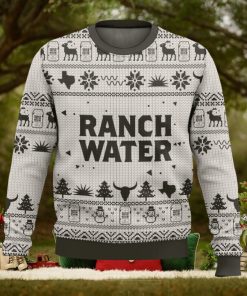 Ranch Water Seltzer Ugly Christmas Sweater 2023 Christmas Gift 3D Sweater