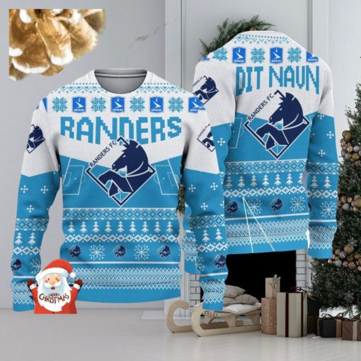 Randers FC 3D Ugly Christmas Sweater Christmas Holiday Gift Custom Name For Men And Women