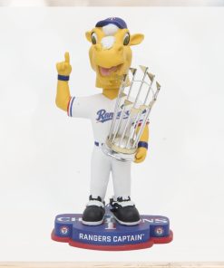 Rangers Captain Texas Rangers 2023 World Series Champions Bobblehead Ornament