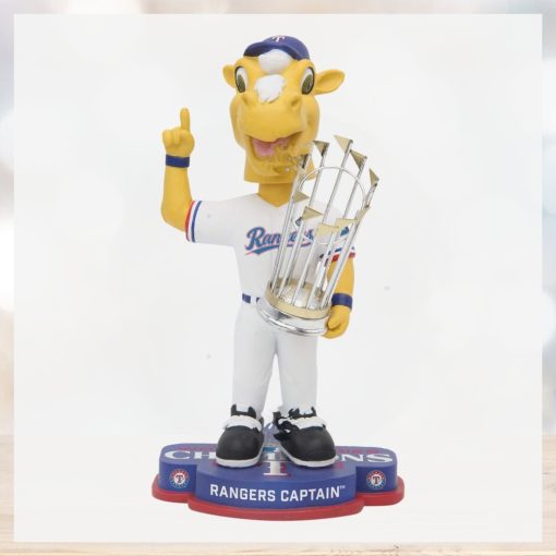 Rangers Captain Texas Rangers 2023 World Series Champions Bobblehead Ornament