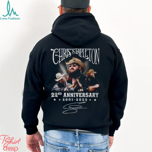 Rare Chris Stapleton 22nd Anniversary 2001 – 2023 T  shirt