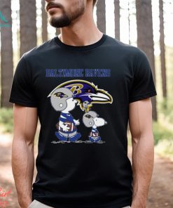 Ravens Snoopy Play Soccer T Shirt