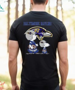 Ravens Snoopy Play Soccer T Shirt