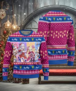 Re Zero Anime Ugly Christmas Sweater Custom Characters Xmas Gift