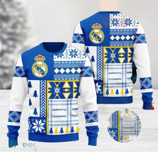 Real Madrid 3D Ugly Christmas Sweater