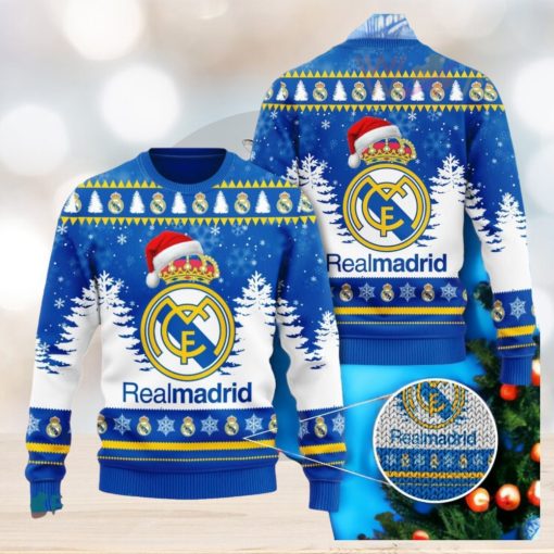 Real Madrid Christmas 3D Sweater