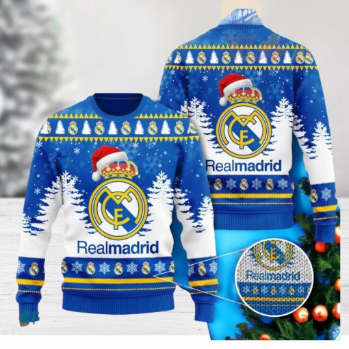 Real Madrid Christmas 3D Sweater