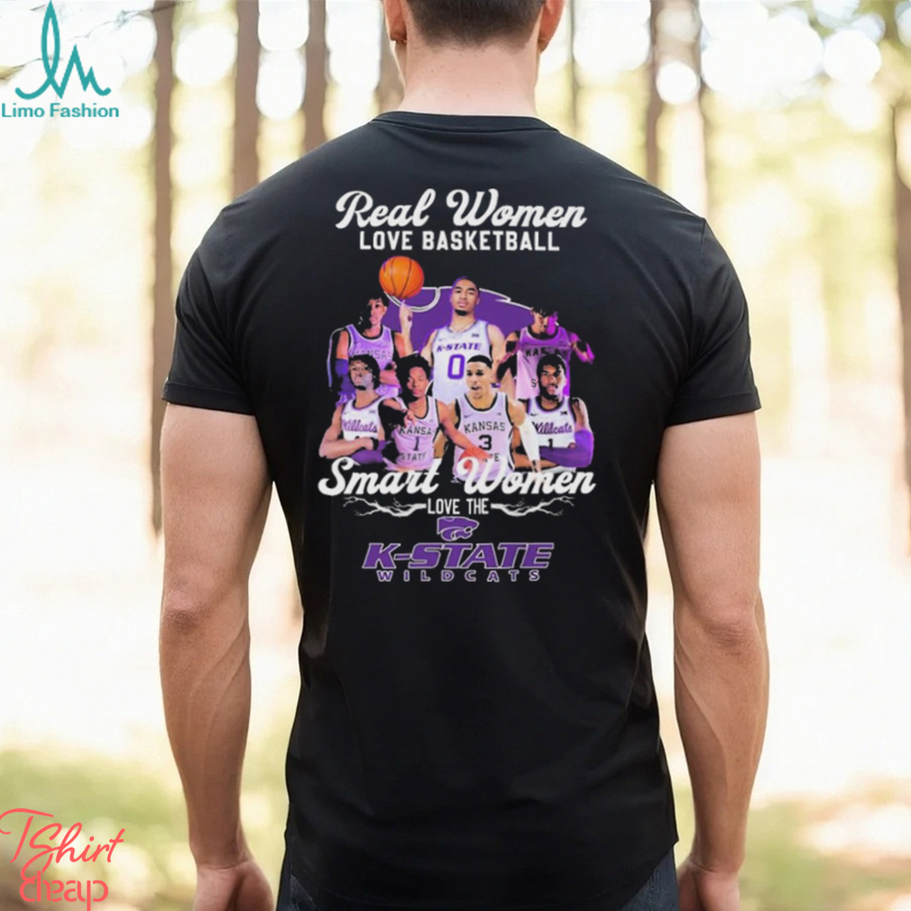 Real Women Love Basketball Smart Women Love The K State Wildcats 2023 Shirt  - Limotees