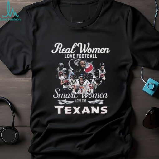 Real women love football smart women love the Houston Texans 2023 shirt