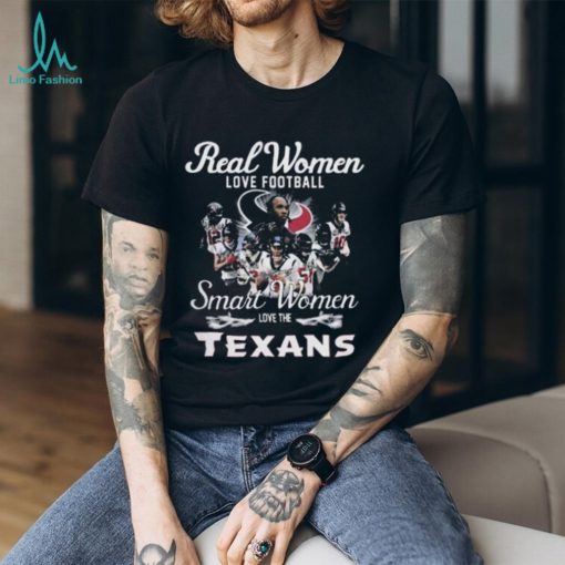 Real women love football smart women love the Houston Texans 2023 shirt