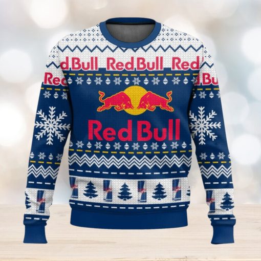 Red Bull Energy Drink Ugly Christmas Sweater 2023 Christmas Gift 3D Sweater