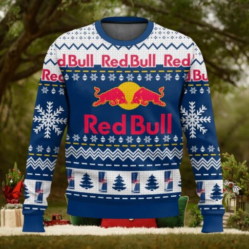 Red Bull Energy Drink Ugly Christmas Sweater 2023 Christmas Gift 3D Sweater