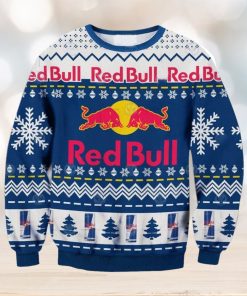 Red Bull Racing Printed Casual Ugly Christmas Sweater, Gift for Christmas Holiday