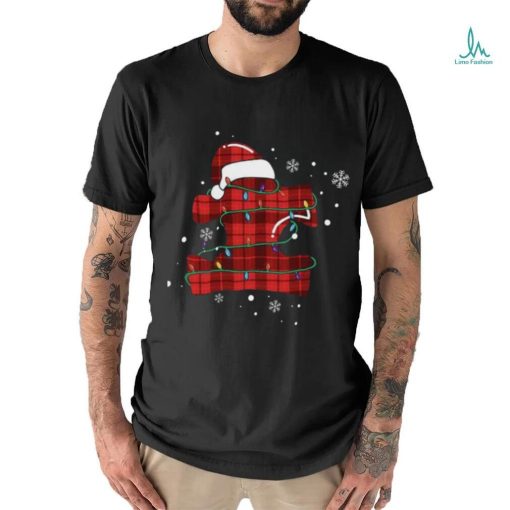 Red Plaid Autism Awareness Shirt