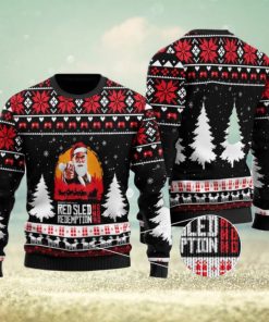 Red Sled Redemption Ugly Christmas Sweater, Gift For Christmas, Gift For Christmas