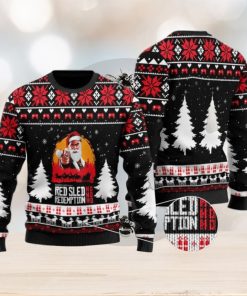 Red Sled Redemption Ugly Christmas Sweater, Gift For Christmas, Gift For Christmas