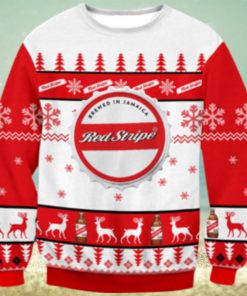 Red Stripe Beer Ugly Sweater