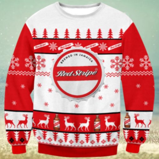 Red Stripe Beer Ugly Sweater